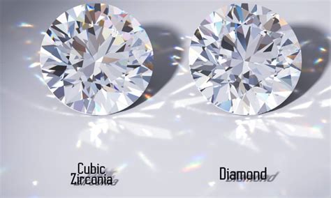 simulated diamond vs cubic zirconia.